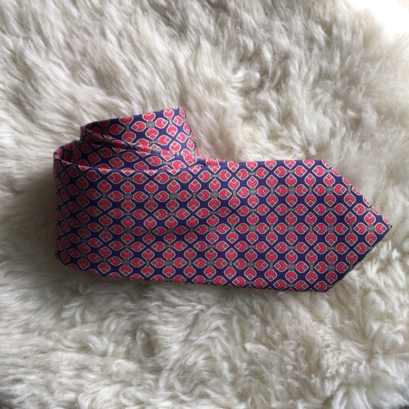 Hermes Paris 100% Silk Tie Made in France 7271 MA - Picture 9 of 16